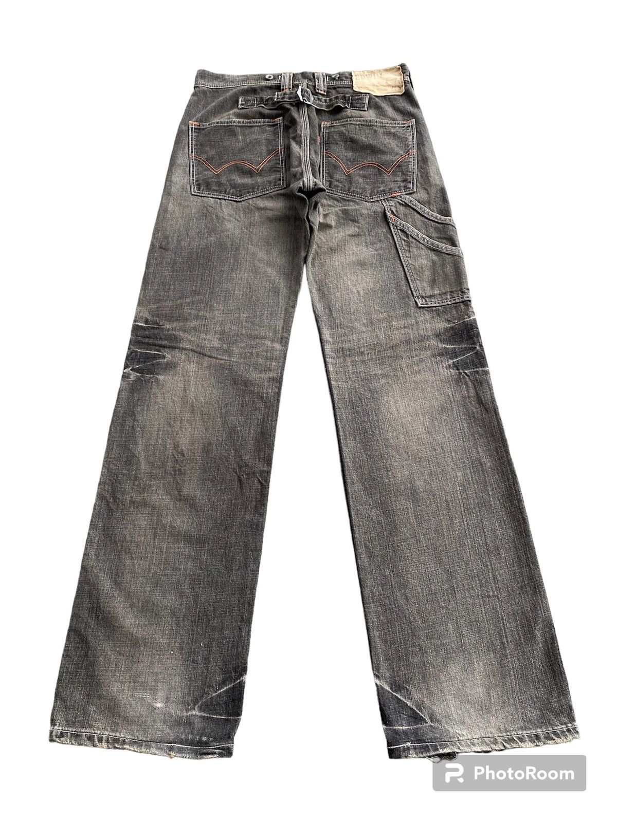 Edwin × Vintage Japan Edwin 405XVS Carpenter Rust Rugged Black Size US 30 / EU 46 - 1 Thumbnail