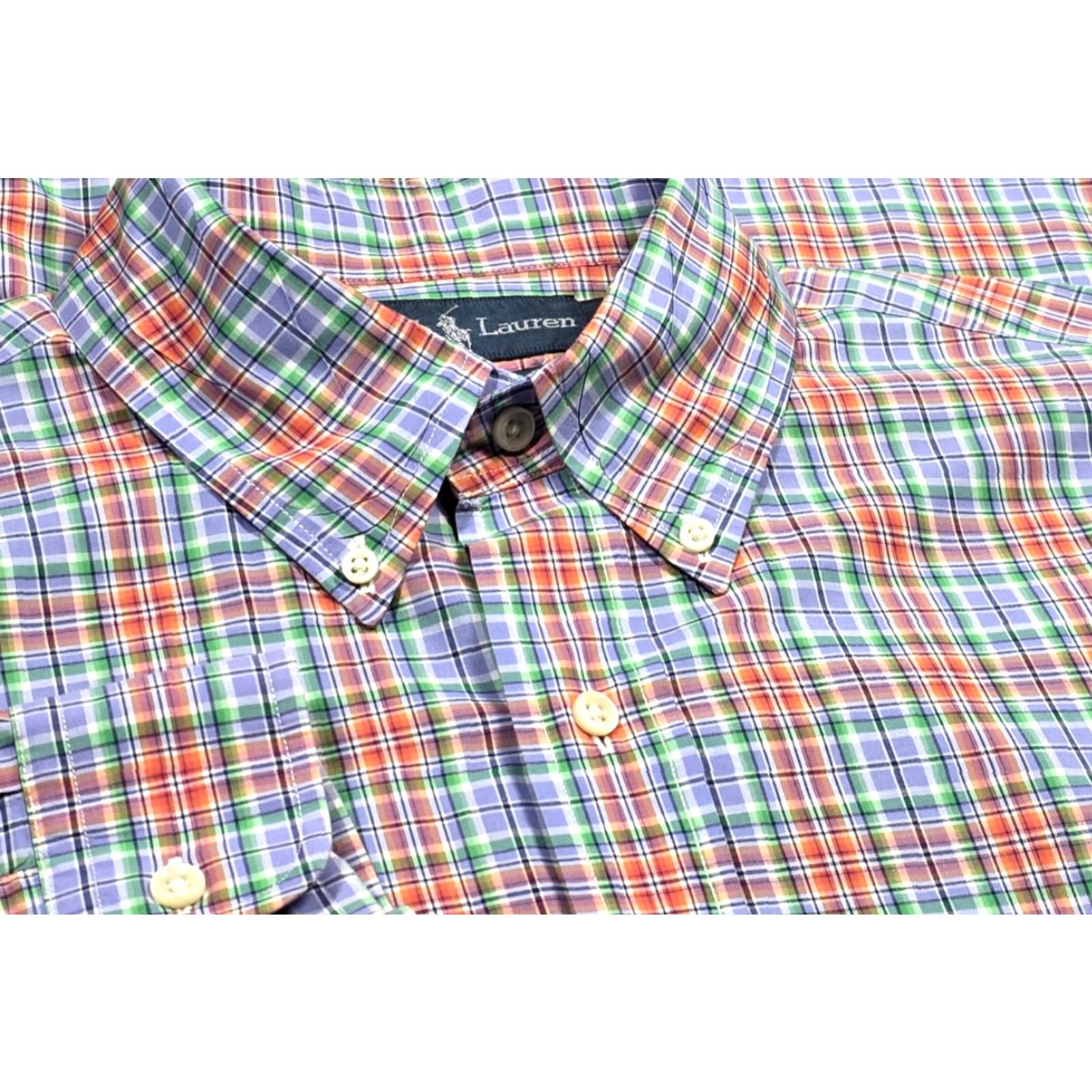 Polo Ralph Lauren Ralph Lauren Polo Button-Up Multicolor Plaid Long Sleeve L Shirt Button-Up Polo Ralph Lauren Blaire Shirt Mens Size US L / EU 52-54 / 3 - 3 Thumbnail