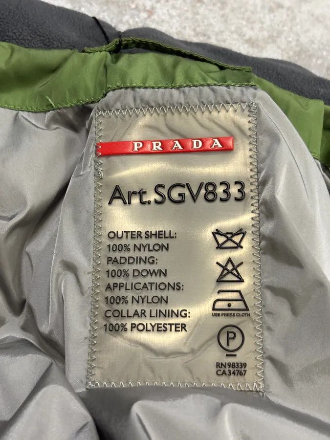 Prada AW2006 Prada Green Ski Puffer Vest Size US M / EU 48-50 / 2 - 13 Thumbnail