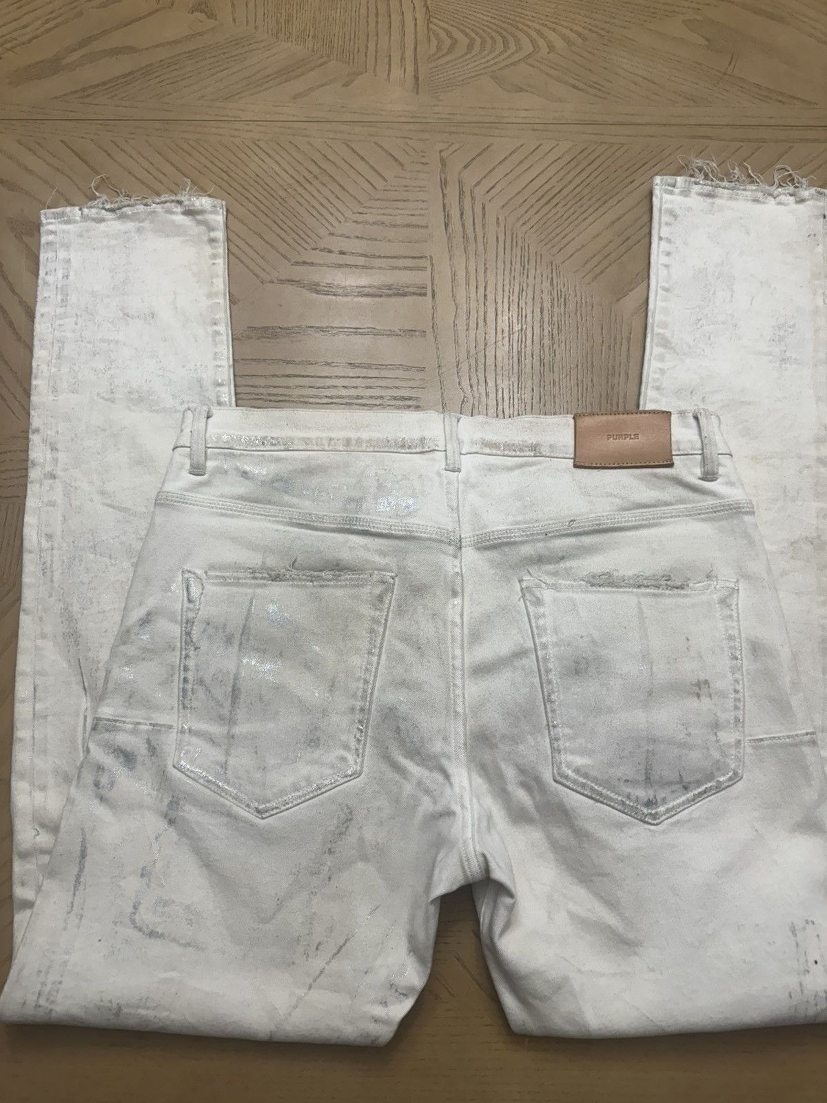Purple Brand PURPLE BRAND P002 WHITE DIRTY RESIN BLOWOUT Size US 34 / EU 50 - 8 Thumbnail