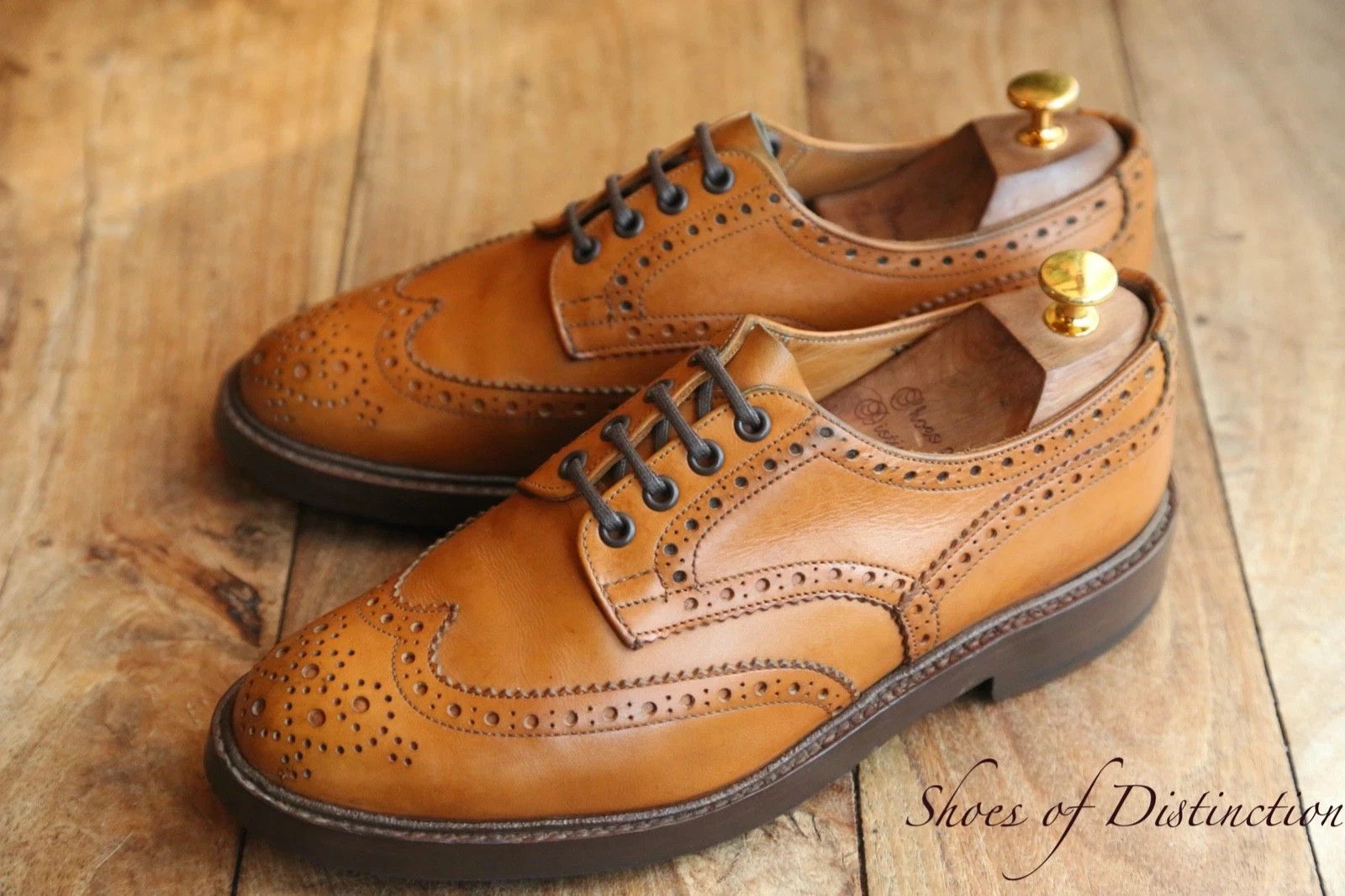 Tricker's Tricker’s Bourton country brogue derby shoes (England) Size US 9.5 / EU 42-43 - 1 Thumbnail