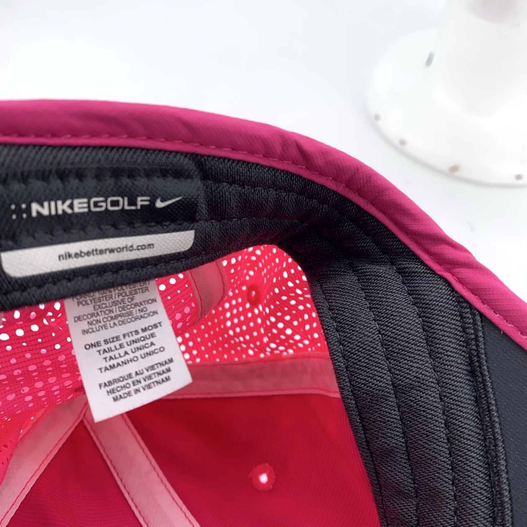 Nike Nike Womens Golf Hat Cap Strap Back Perforated Lightweight Embroidered One Size Size ONE SIZE - 5 Thumbnail