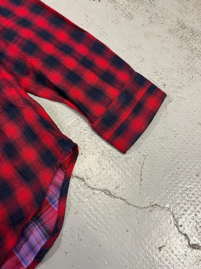 Marithe + Francois Girbaud 2000s Marithé + François Girbaud Red Black Plaid Cotton Shirt Size US M / EU 48-50 / 2 - 5 Thumbnail