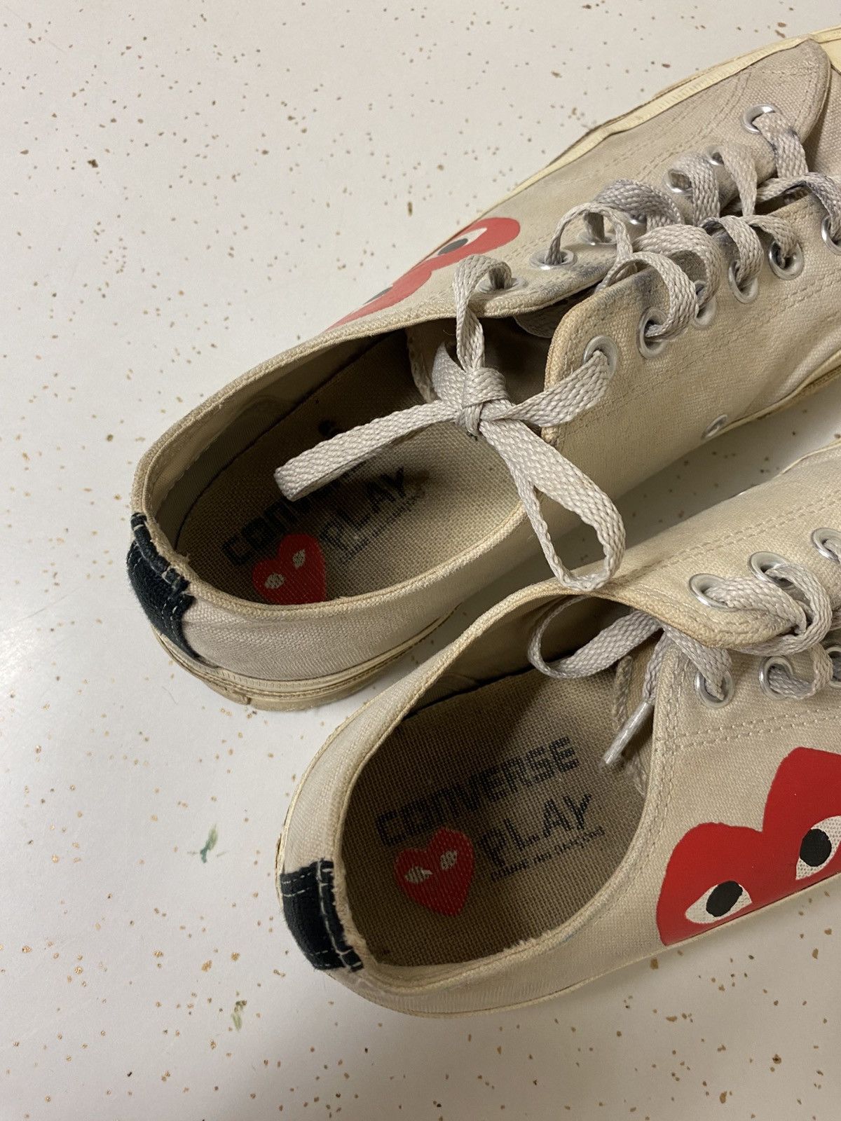 Comme des Garcons Comme Des Garcons Play Converse Chuck Taylor Low Y2K Shoes Size US 10 / EU 43 - 7 Thumbnail
