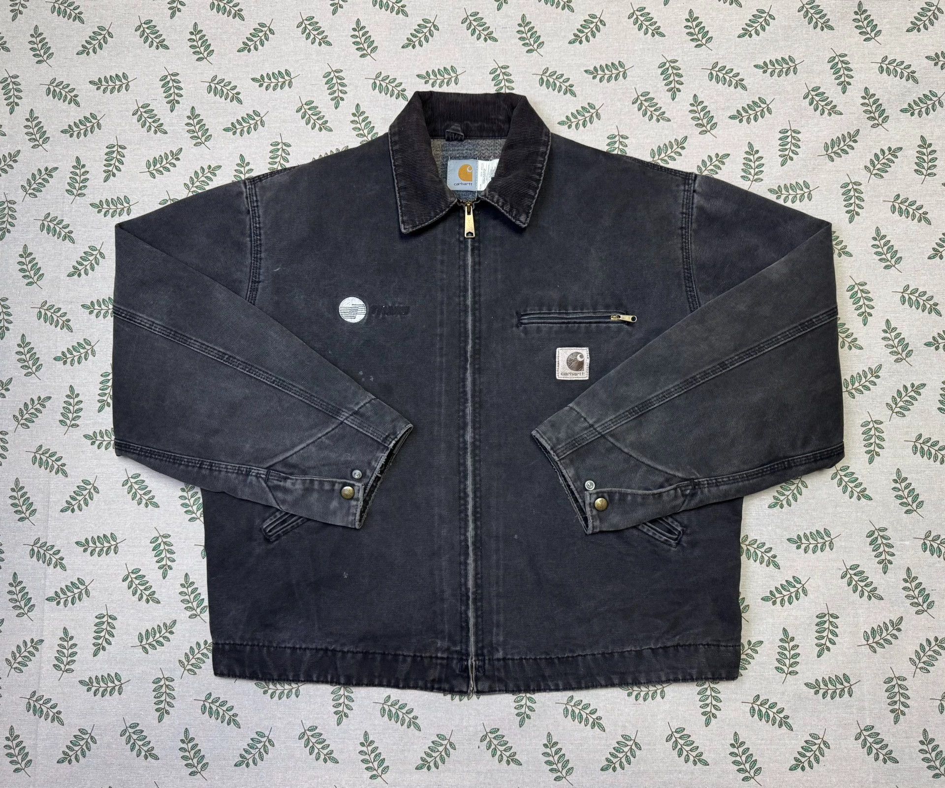 Carhartt Vintage Carhartt J43 Detroit 1999 USA XL Black Size US XL / EU 56 / 4 - 1 Thumbnail