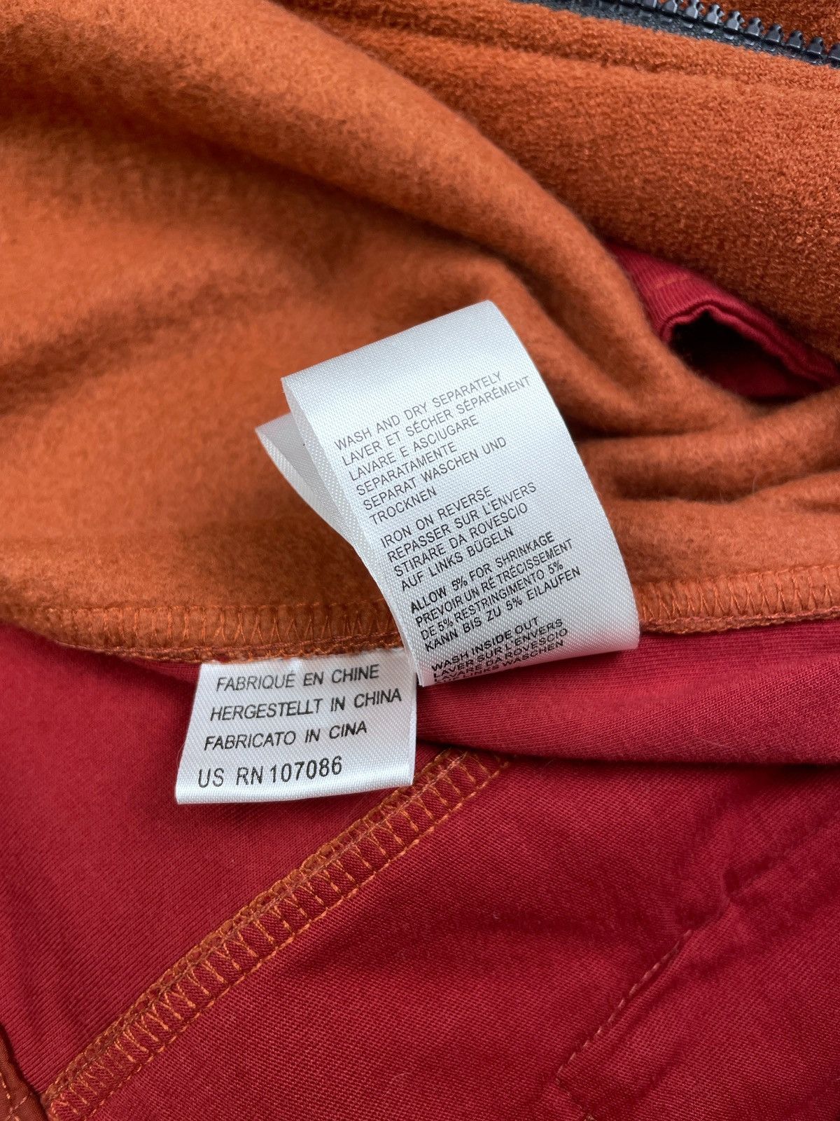 Paul Smith PS Paul Smith Terry Fleece Nylon Zip Orange Sweater Jacket M Size US M / EU 48-50 / 2 - 14 Thumbnail