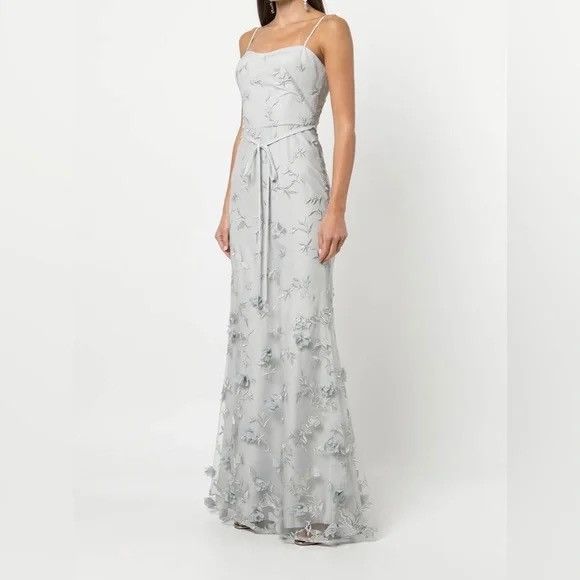 image of Marches Notte Formal Dress in Light Blue, Women's (Size XS)