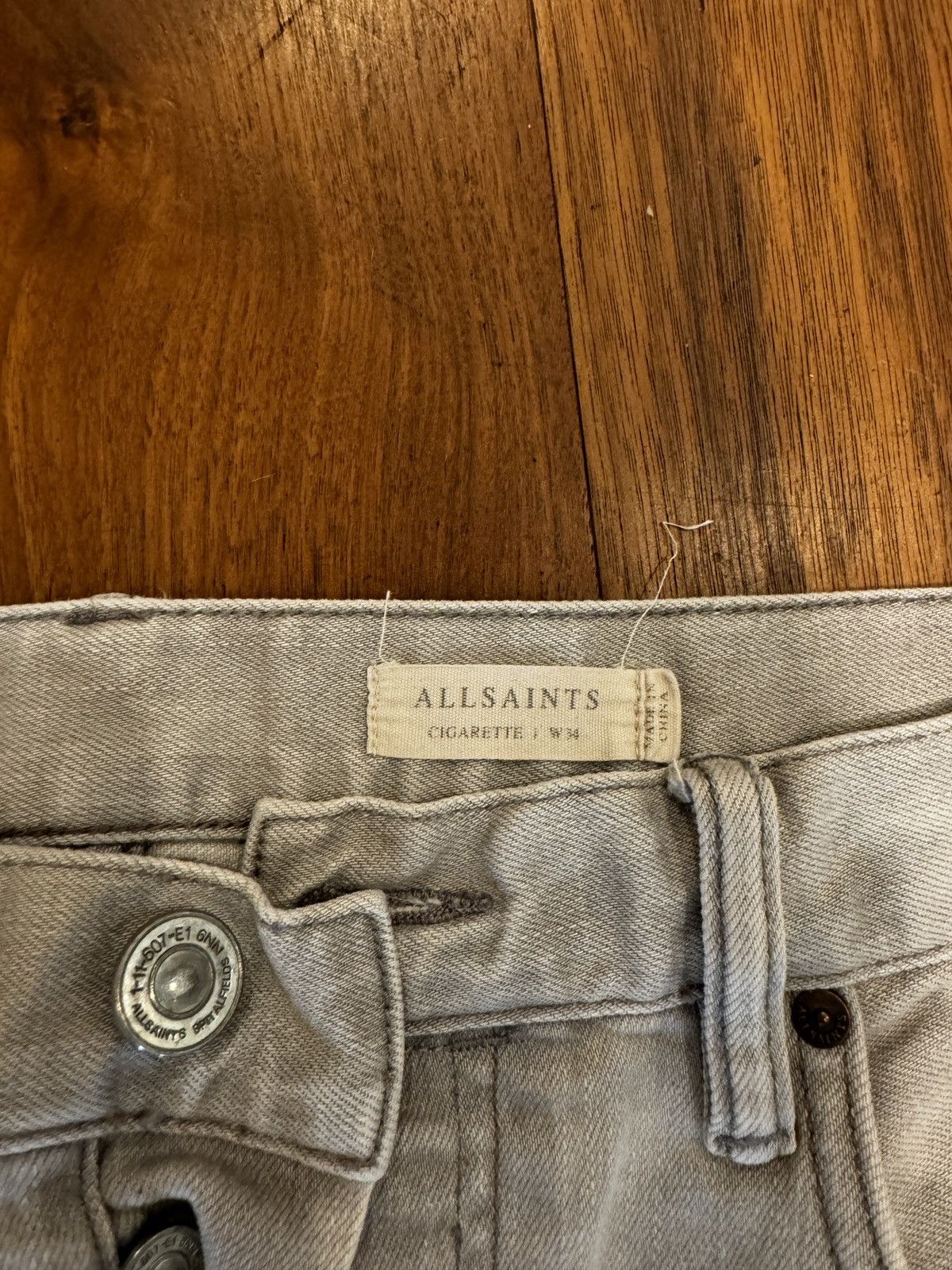 Allsaints Allsaints Denim Jeans - Cigarette Wash - Skinny fit - 34 Size US 34 / EU 50 - 2 Thumbnail