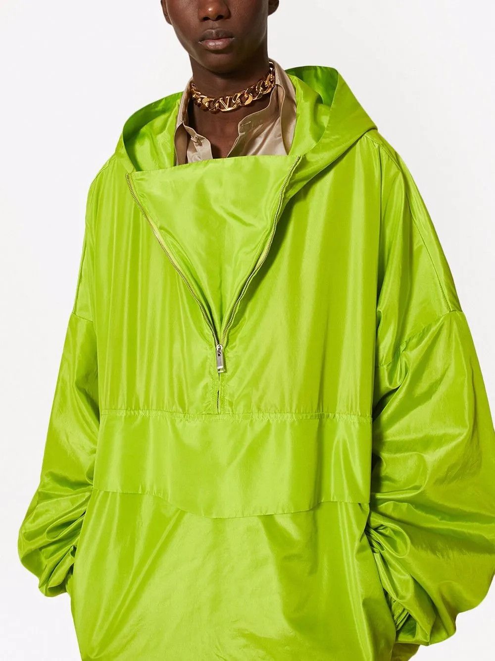 Valentino o1y0525 Hooded Jacket in Green Size US S / EU 44-46 / 1 - 2 Thumbnail