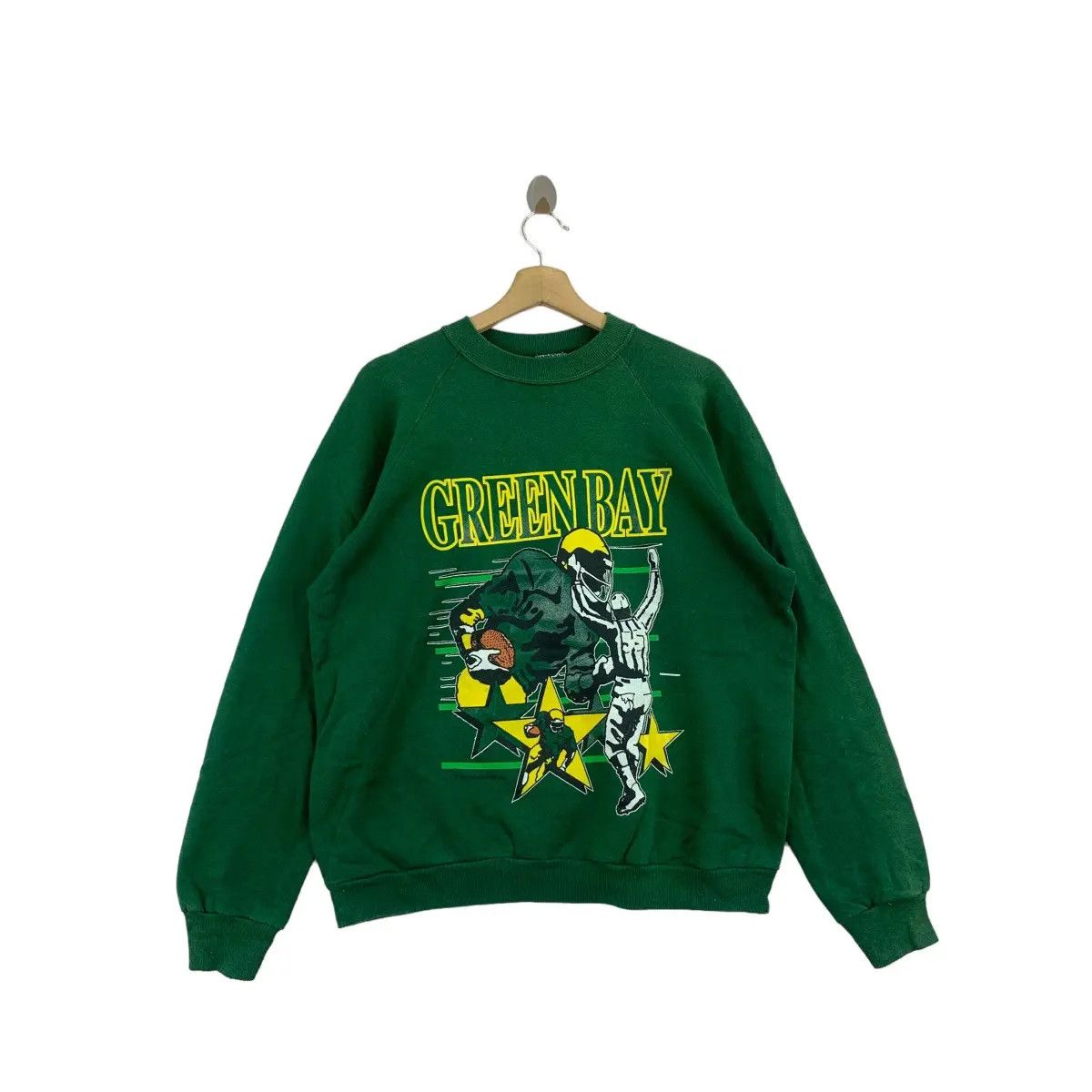Vintage Vintage 1997 GREEN BAY PACKERS NFL Football Sweatshirt NFC Size L / US 10 / IT 46 - 1 Thumbnail