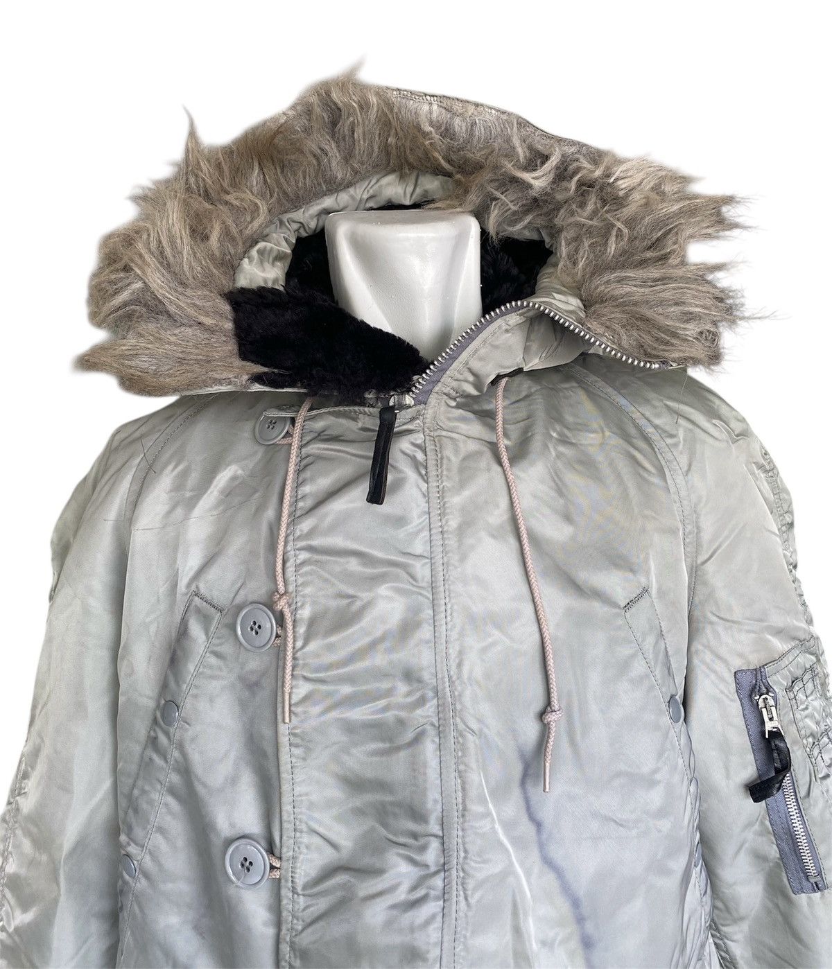 Alpha Industries Vtg N3B Alpha Bomber Jacket Heavy Size US S / EU 44-46 / 1 - 11 Thumbnail