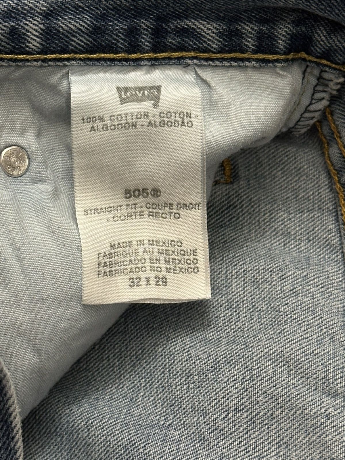 Levi's Vintage Levi’s 505 Jeans Size US 32 / EU 48 - 6 Thumbnail