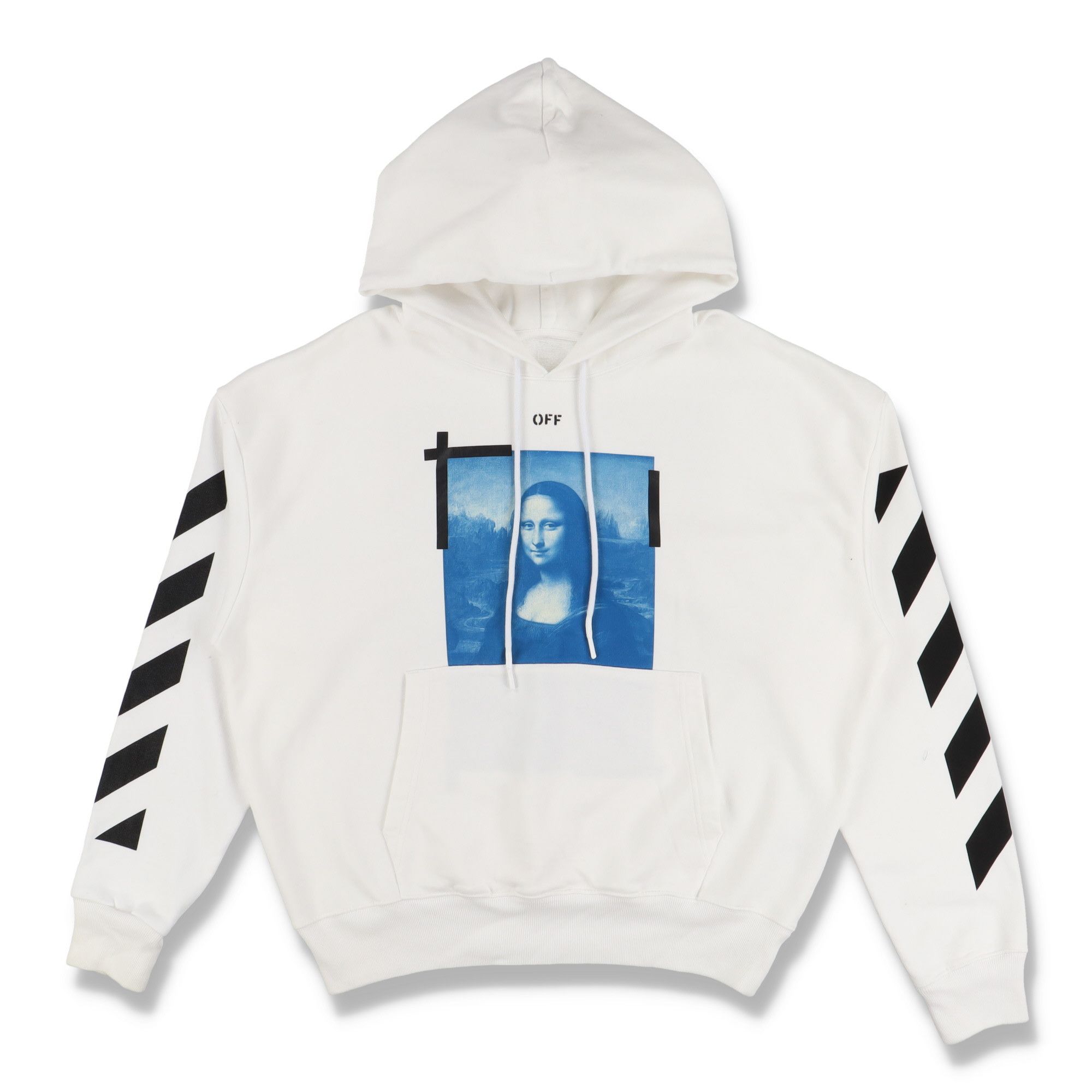 Off-White White Mona Lisa Arrows Oversized Hoodie Size XL / US 12-14 / IT 48-50 - 2 Thumbnail