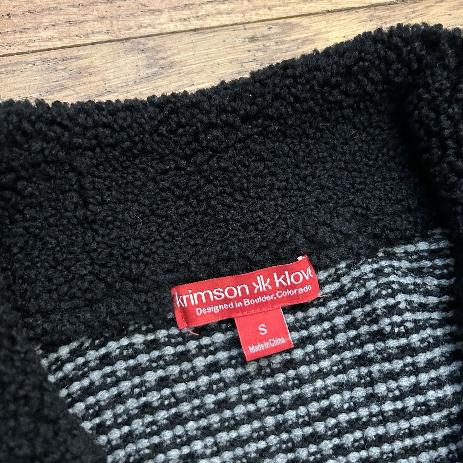 Other Krimson Klover Apres Ski Lambs Wool Fleece Full Zip Sweater Size S / US 4 / IT 40 - 3 Thumbnail