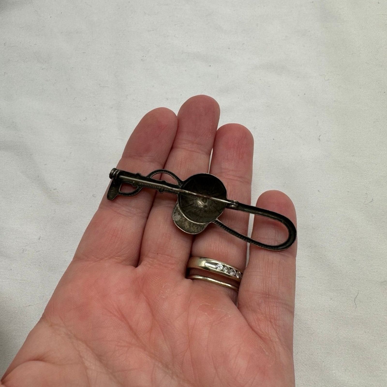 NBDN Nobrandedon VTG sterling Jockey pin Size ONE SIZE - 4 Thumbnail