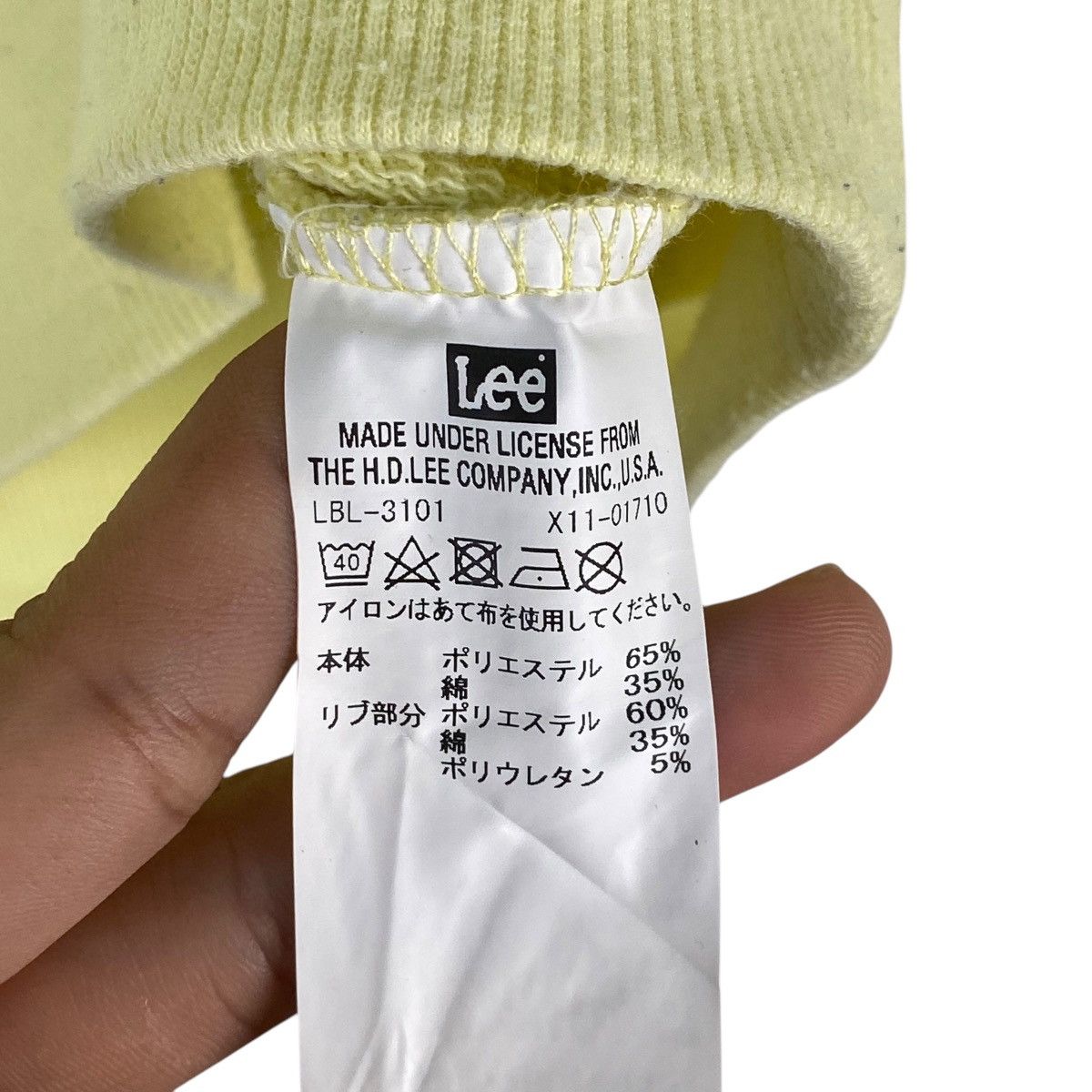 Lee Vintage Lee Printed Crewneck Sweatshirt Yellow Size M Size M / US 6-8 / IT 42-44 - 5 Thumbnail