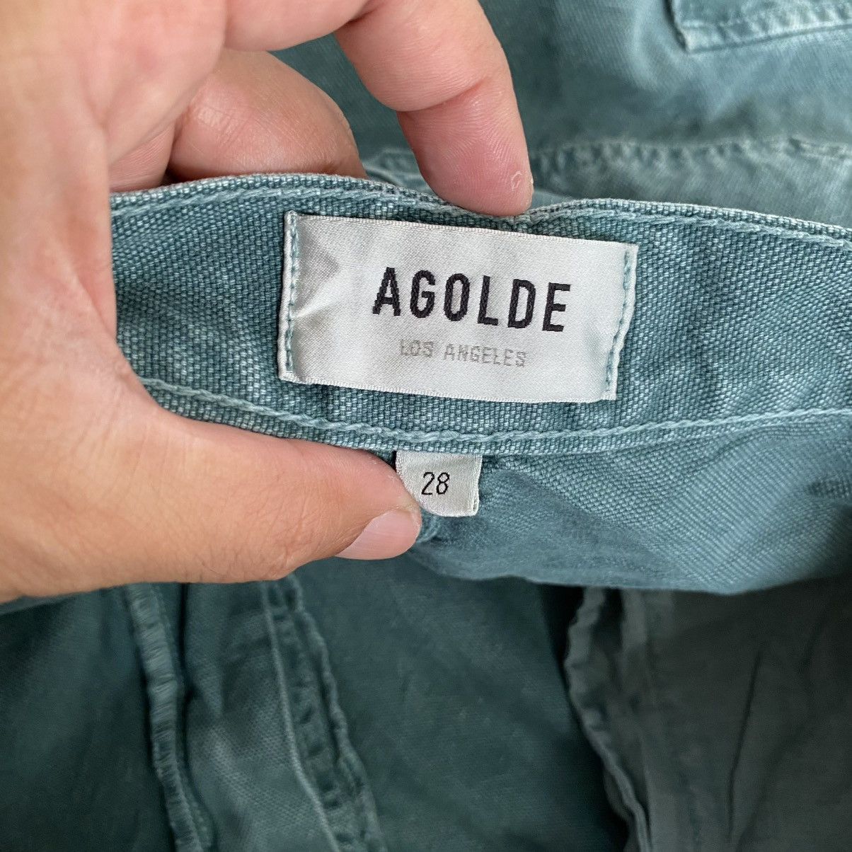 Agolde AGOLDE Bondage Strap Rave Vivian Flared Cargo Pants Size US 32 / EU 48 - 17 Thumbnail