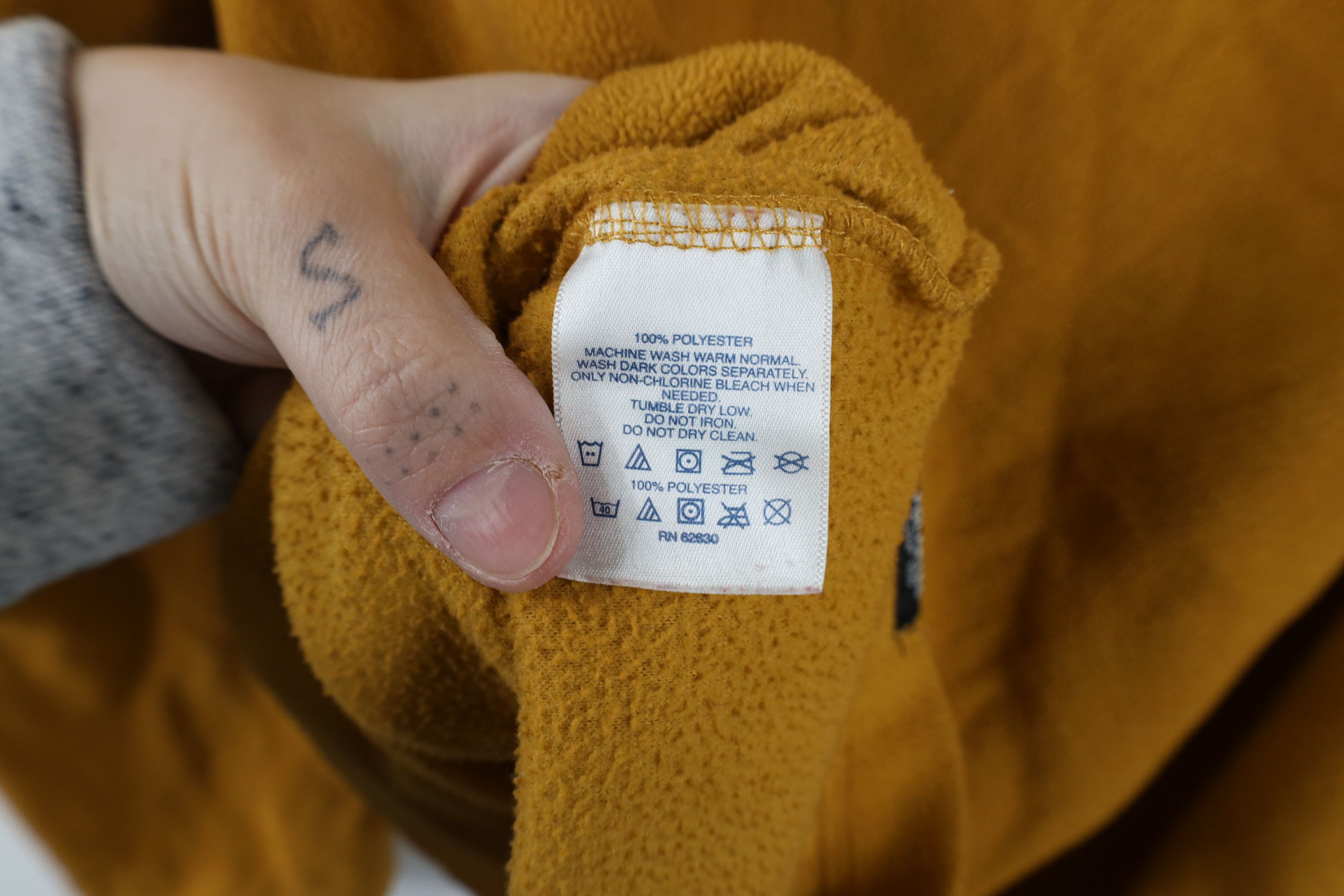 Lands' End × Vintage Vintage Lands End Snap Button Fleece Pullover Sweater Gold Size US S / EU 44-46 / 1 - 8 Thumbnail