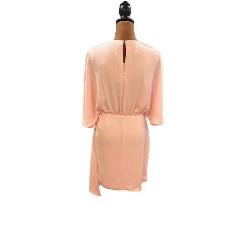 Ramy Brook Ramy Brook “Alexis” Faux Wrap Mini Dress in Candy Pink NWT Size S / US 4 / IT 40 - 6 Thumbnail