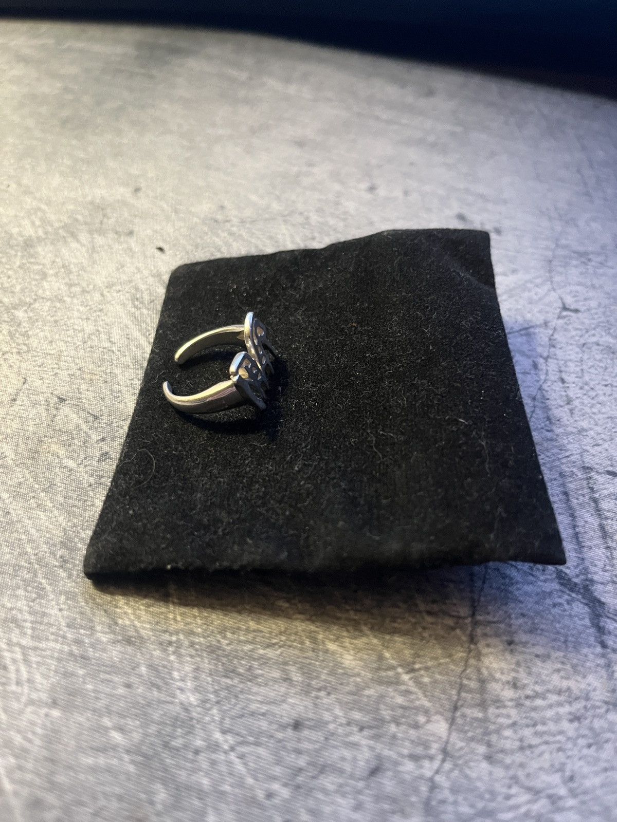Drain Gang Drain Gang Silver Never Ring Size ONE SIZE - 4 Thumbnail