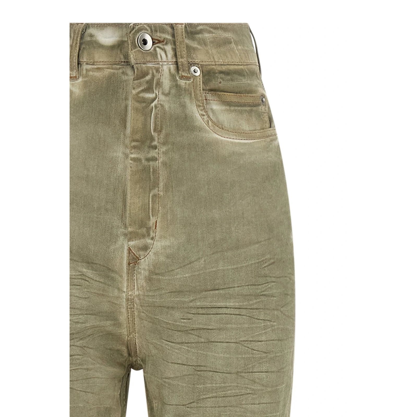 Other DRKSHDW Bolan Bootcut Beige Denim Jeans New & Authentic (Wom Size 28" / US 6 / IT 42 - 3 Thumbnail