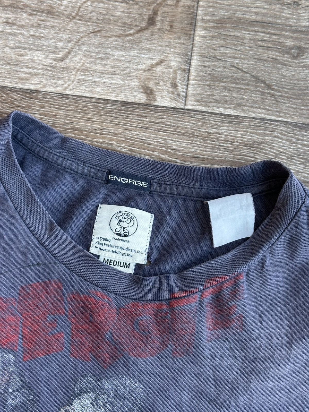 Energie 🔥 Energie Popeye Vintage Movie Distressed Tee Shirt Cartoon Size US M / EU 48-50 / 2 - 3 Thumbnail
