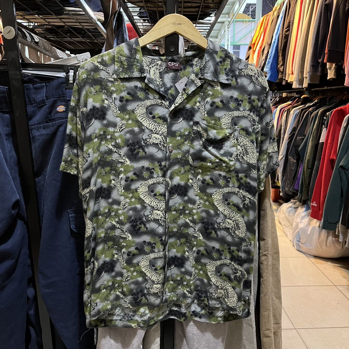 14th Addiction × If Six Was Nine × Issey Miyake CRAZY VINTAGE Vibes CPS Dragon japan art hawaiian shirt Size US L / EU 52-54 / 3 - 1 Thumbnail