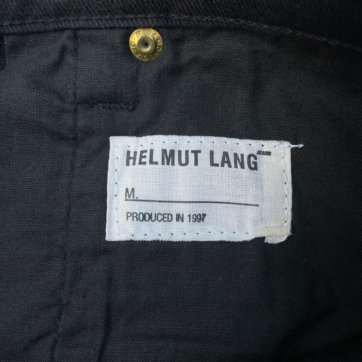 Helmut Lang ARCHIVE Helmut Lang A/W97 Mesh Striped Holster Denim Jeans Size US 28 / EU 44 - 14 Thumbnail