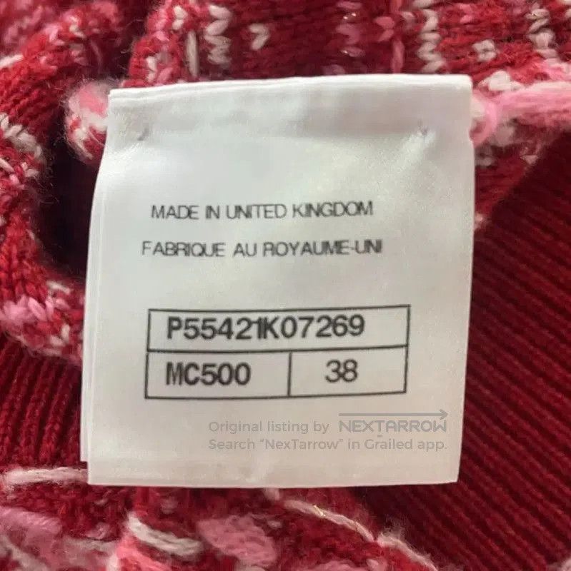 Chanel Chanel Red Cashmere Women's Cardigan . Size M / US 6-8 / IT 42-44 - 4 Thumbnail