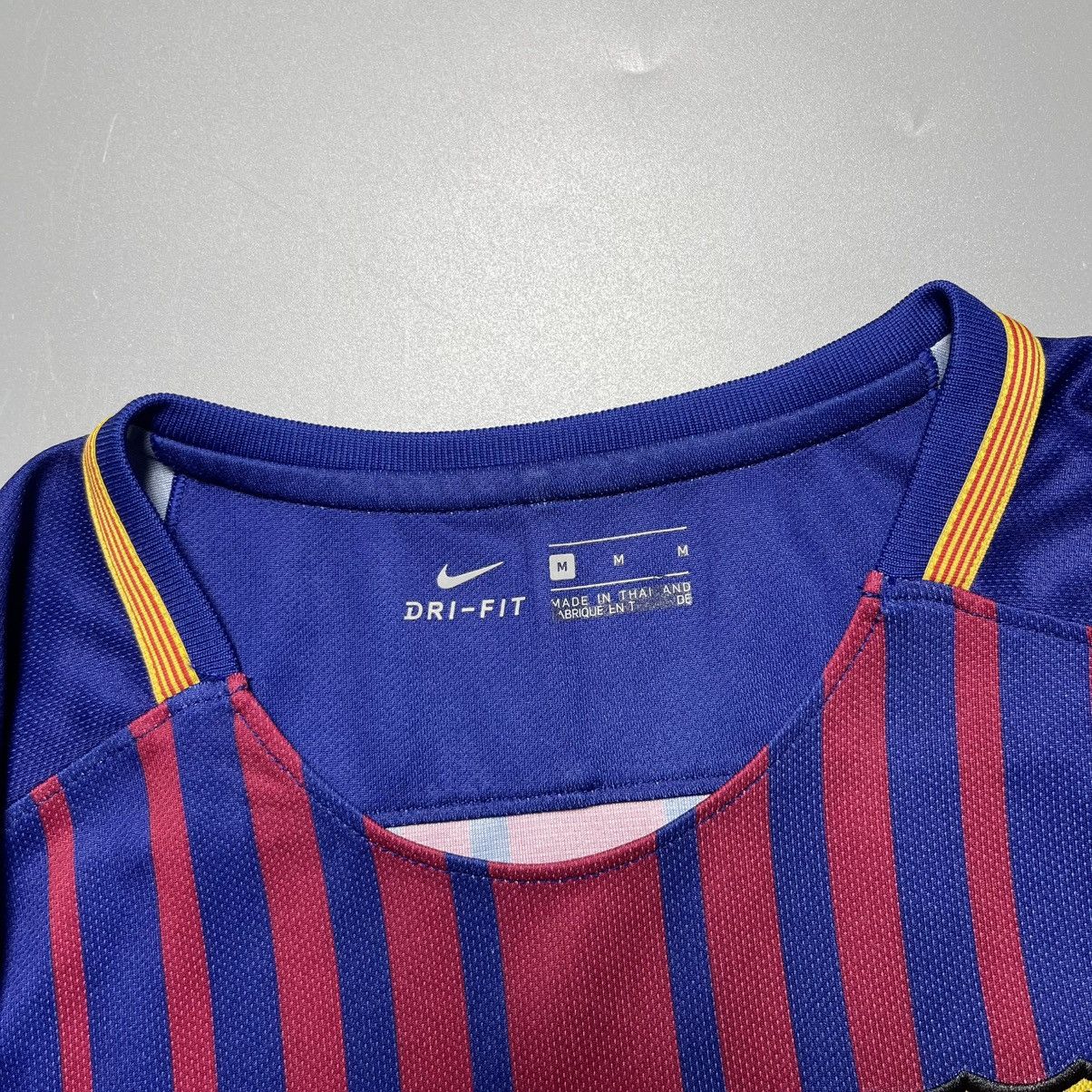 Nike BARCELONA NIKE 2017/2018 FOOTBALL HOME JERSEY #10 MESSI Size US M / EU 48-50 / 2 - 5 Thumbnail