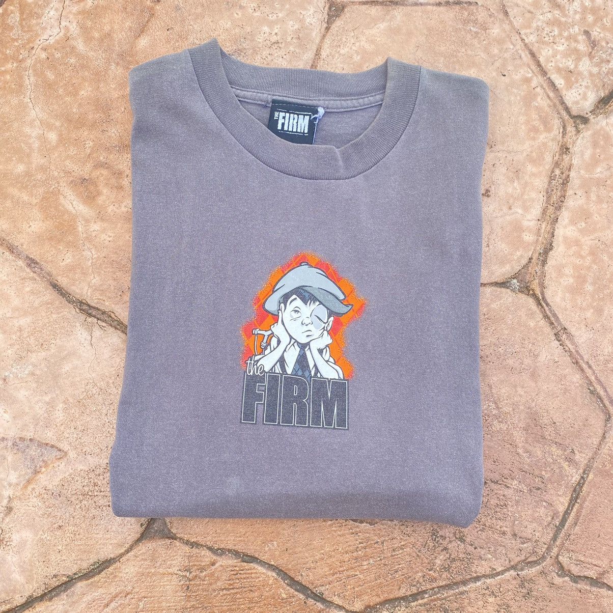 Vintage Faded 90s The Firm Skateboard ERD GRUNGE TEE