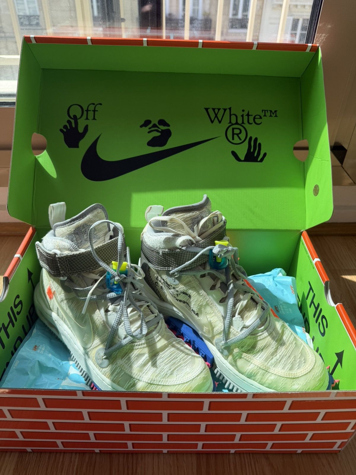 Nike × Off-White Nike Air Force 1 Mid SP x Off-White Size US 7.5 / EU 40-41 - 11 Thumbnail