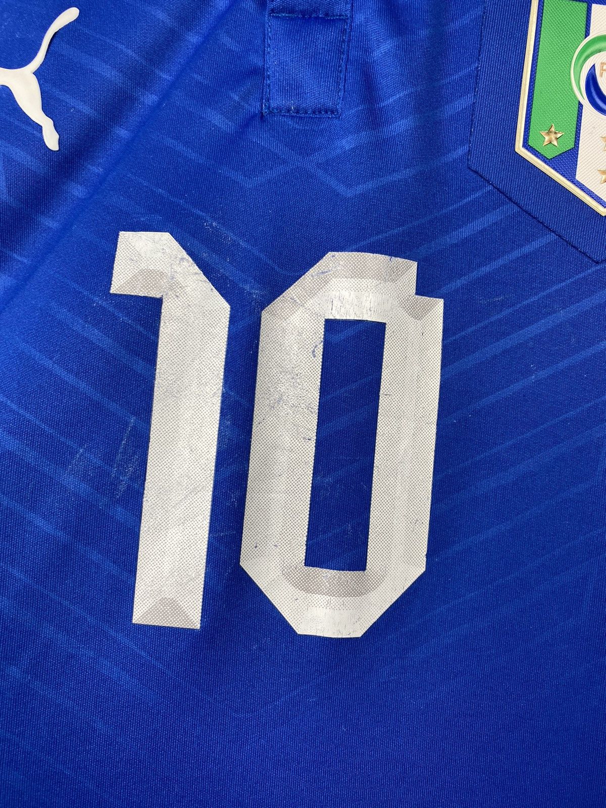 Puma Italy 2012 2013 Cassano #10 Football Soccer Jersey Germany Size US M / EU 48-50 / 2 - 4 Thumbnail