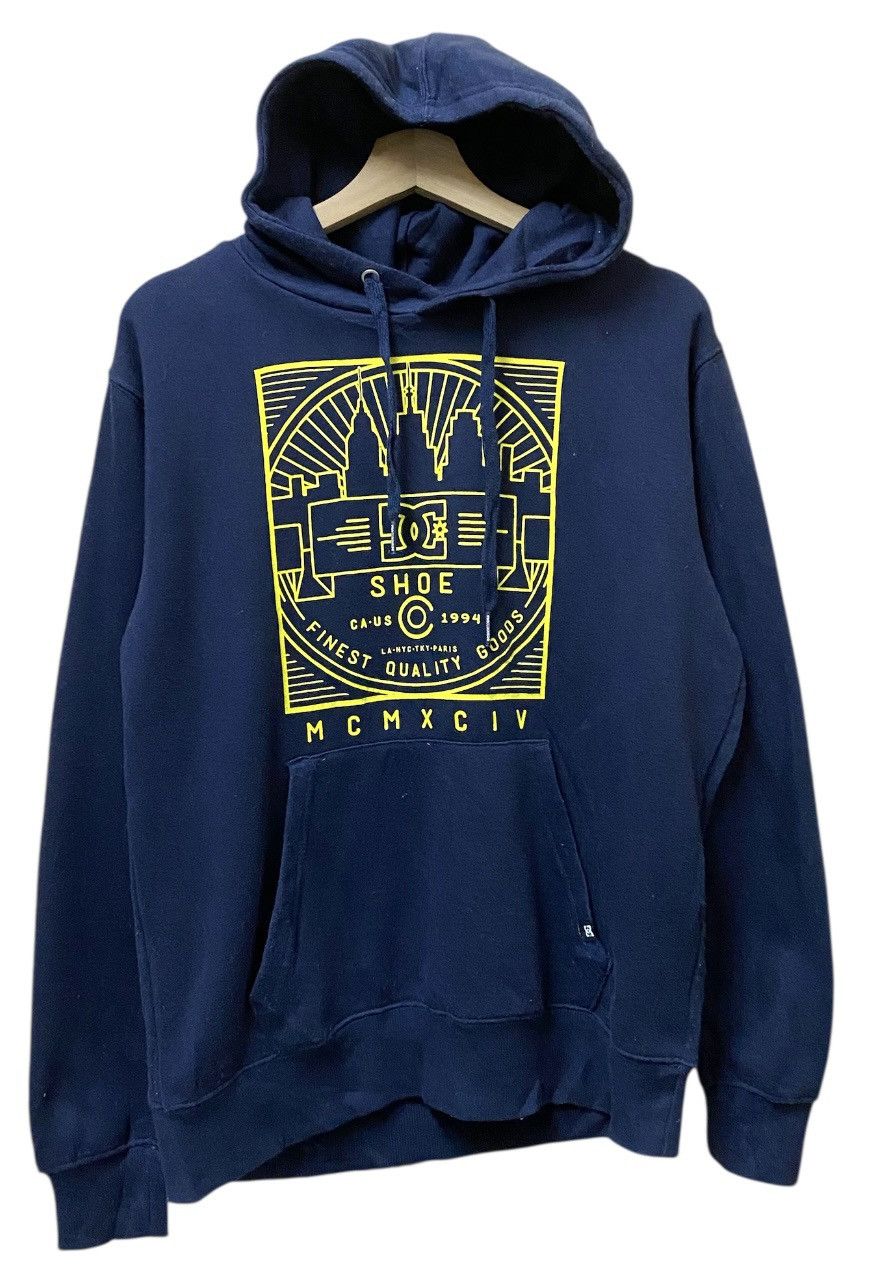 DC DCshoecausa Hoodie Colour Blue Black Size US S / EU 44-46 / 1 - 1 Thumbnail
