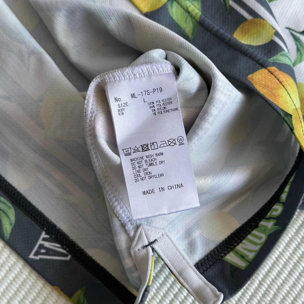 Other Mark & Lona Lemon Pattern Golf Polo Shirt Size L / US 10 / IT 46 - 6 Thumbnail