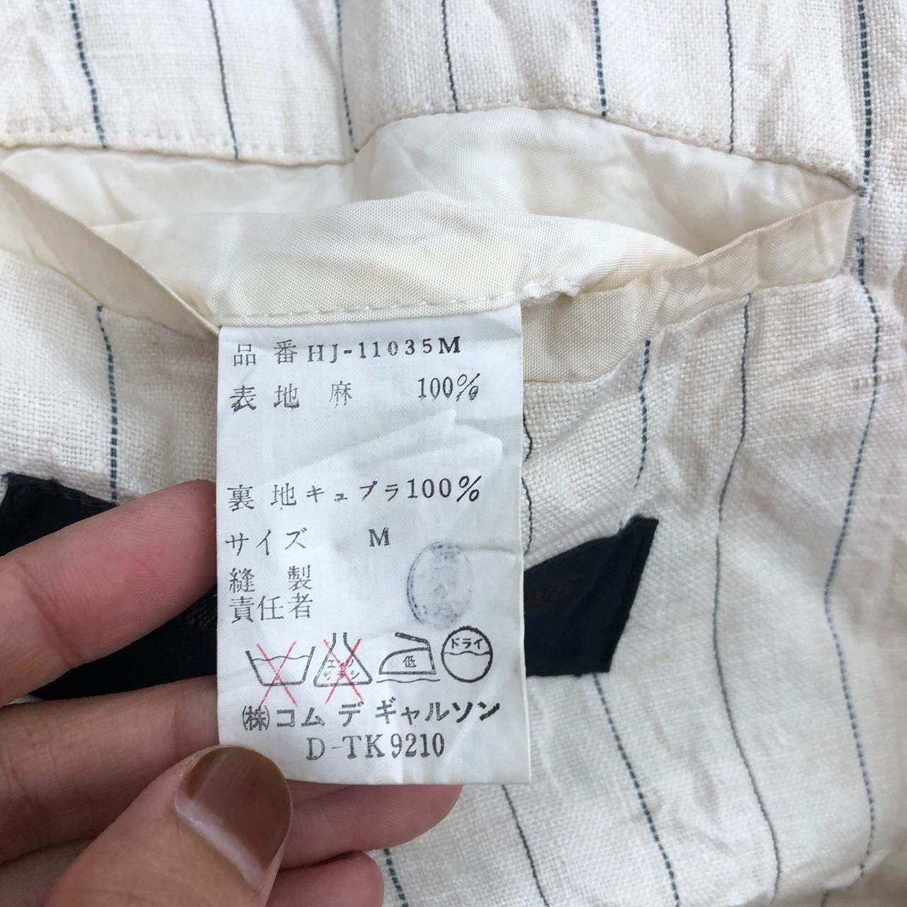 Comme des Garcons Vintage COMME DES GARCONS HOMME Double Breasted Blazer Coat Size 44R - 5 Thumbnail