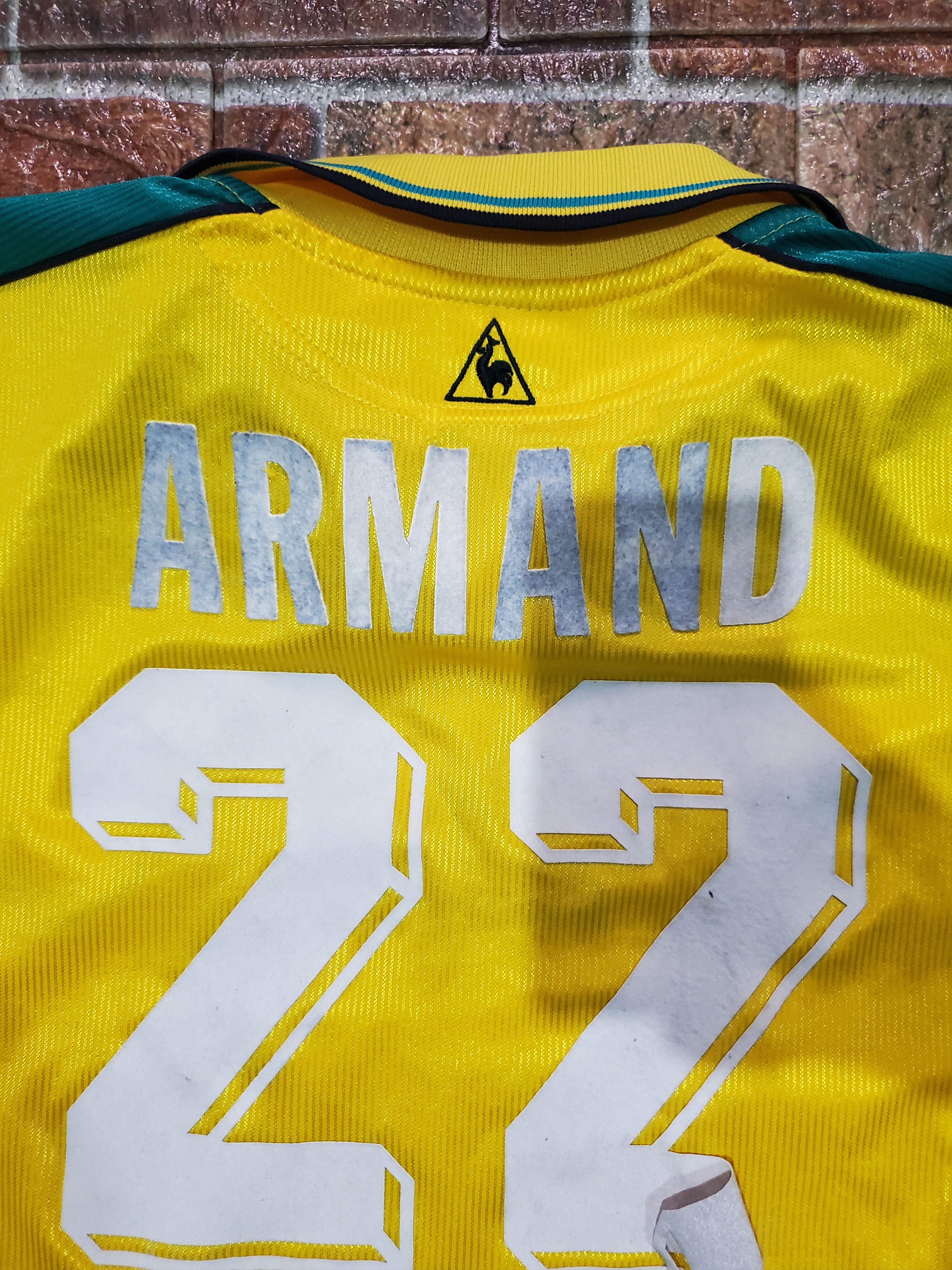 Le Coq Sportif vintage fc Nantes 2000 - 2001 champion de france jersey Size US XL / EU 56 / 4 - 8 Thumbnail