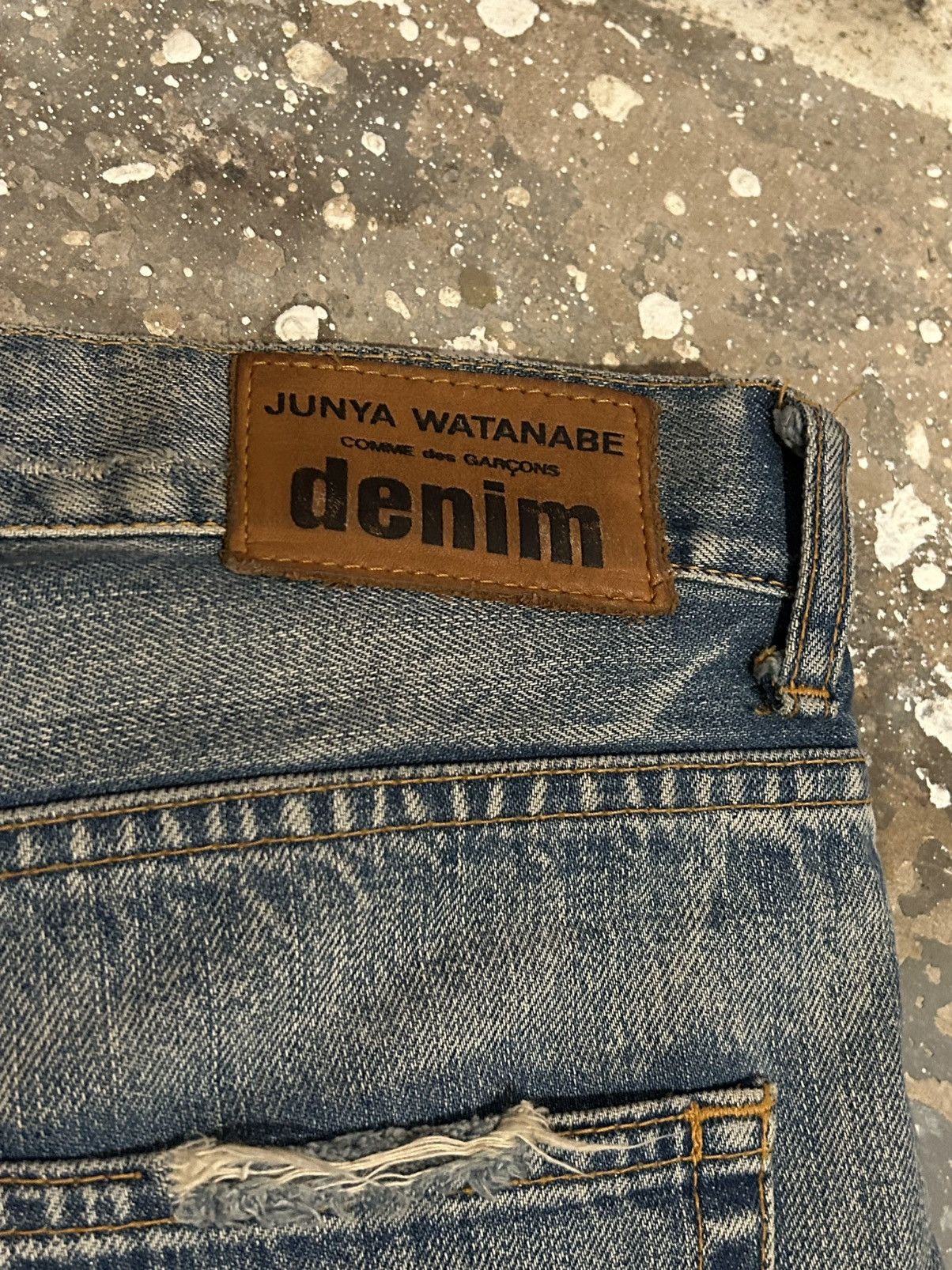 Comme des Garcons Junya watanabe ruined floral denim Size US 30 / EU 46 - 6 Thumbnail