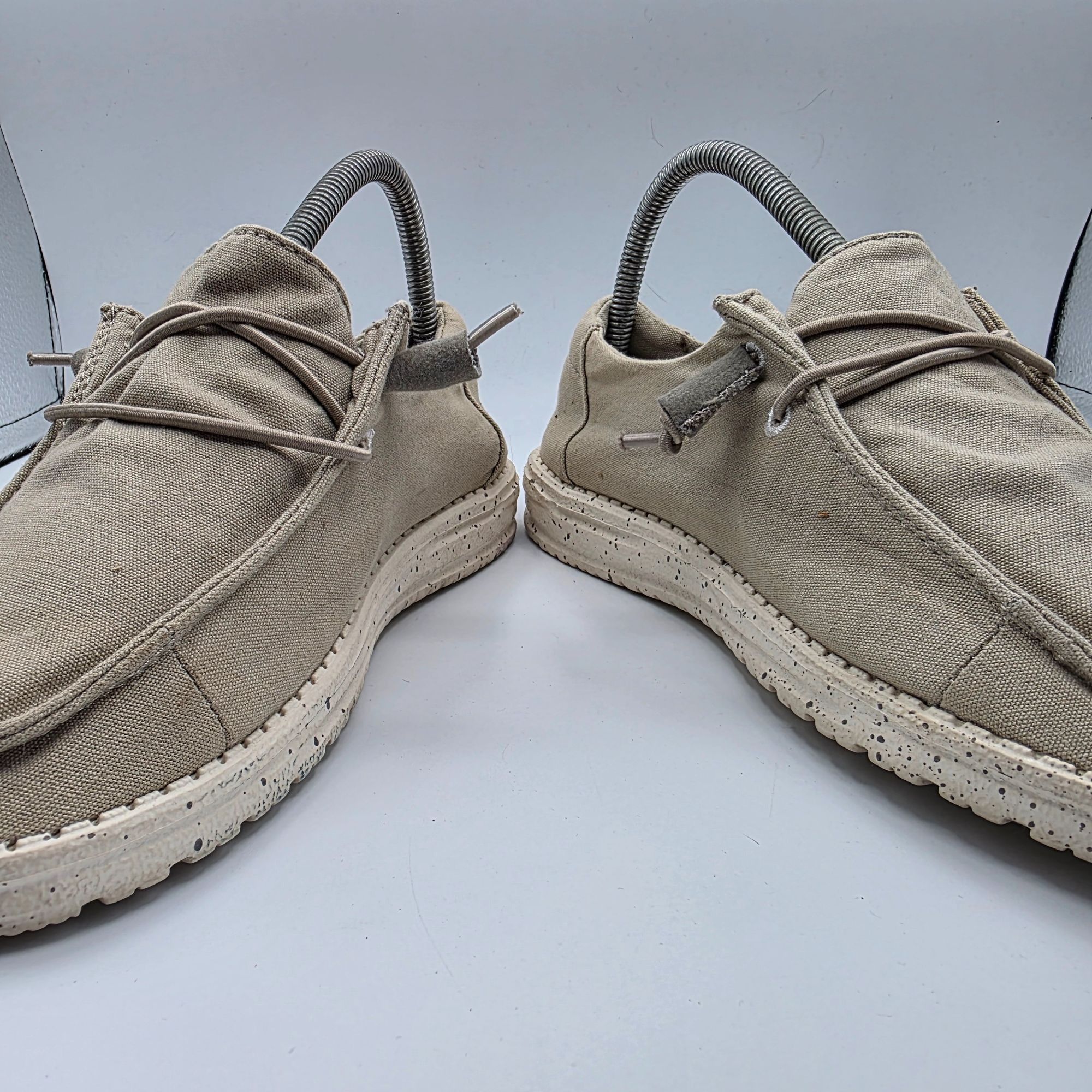 Other Hey Dude Wendy Grey Womens Size 8 Beige Shoes Casual Walking Size US 8 / IT 38 - 3 Thumbnail