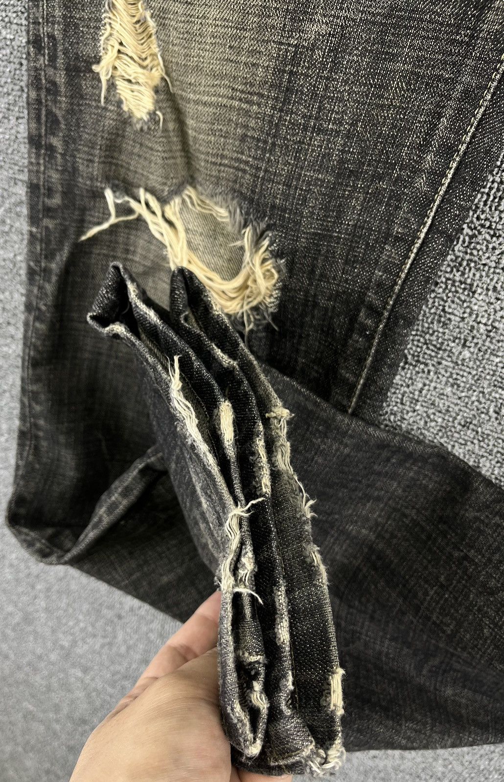 Issey Miyake Vintage Issey Miyake Tete Homme Rare Punk Jeans Denim Pants Size US 31 - 10 Thumbnail