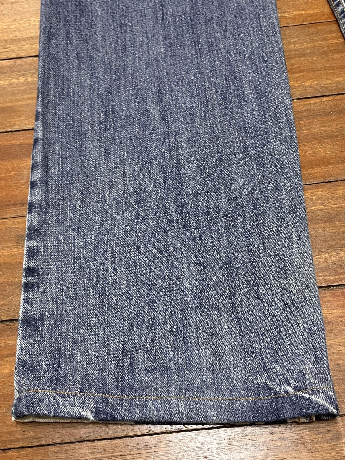 Japanese Brand × Vintage Rare Vintage Japanese Brand Sukajan Double Waist Jeans 1990s Size US 31 - 7 Thumbnail