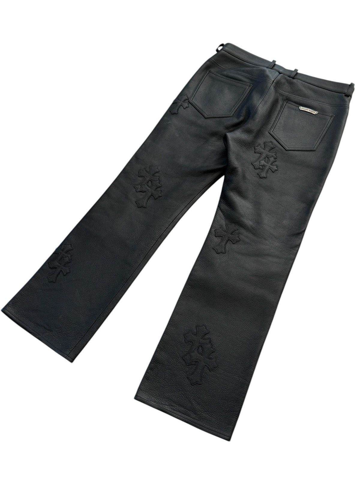 Chrome Hearts Chrome Hearts Flooded 20 Patch Leather Pants Size US 34 / EU 50 - 4 Thumbnail