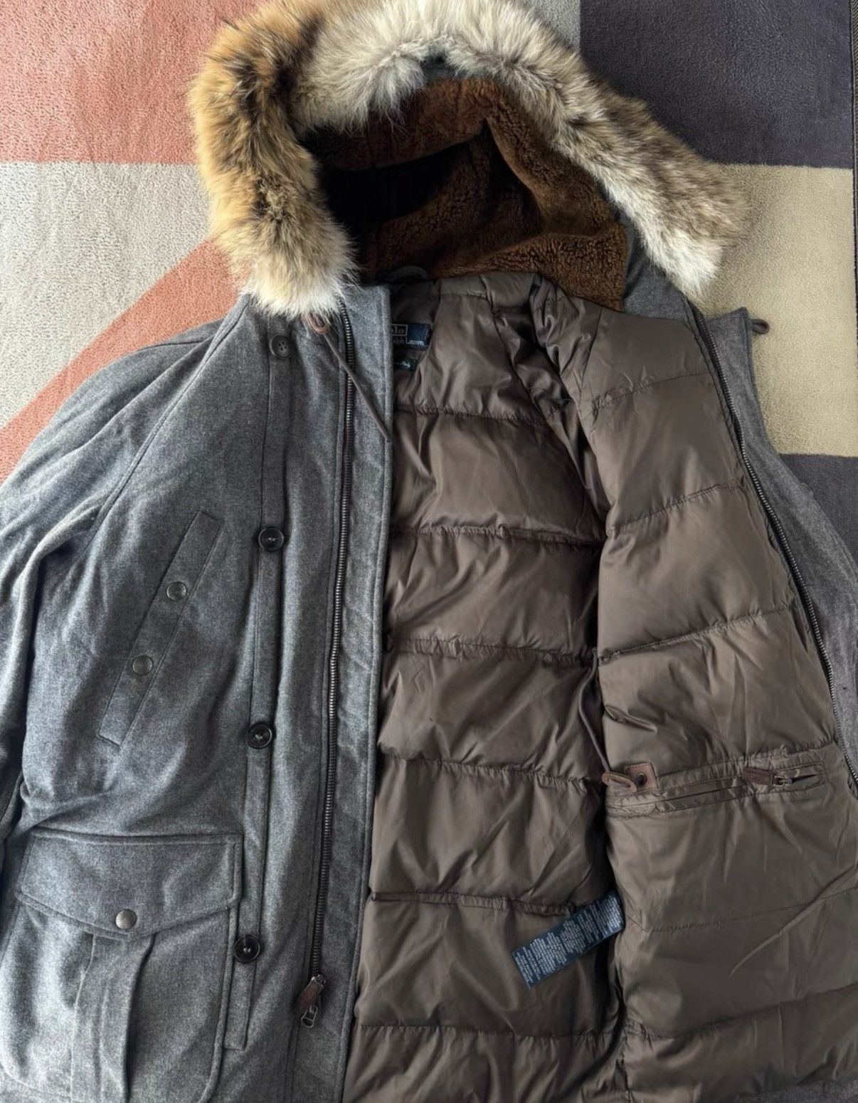 Polo Ralph Lauren Ralph Lauren Polo Wool Down Jacket K22 Size US M / EU 48-50 / 2 - 2 Thumbnail