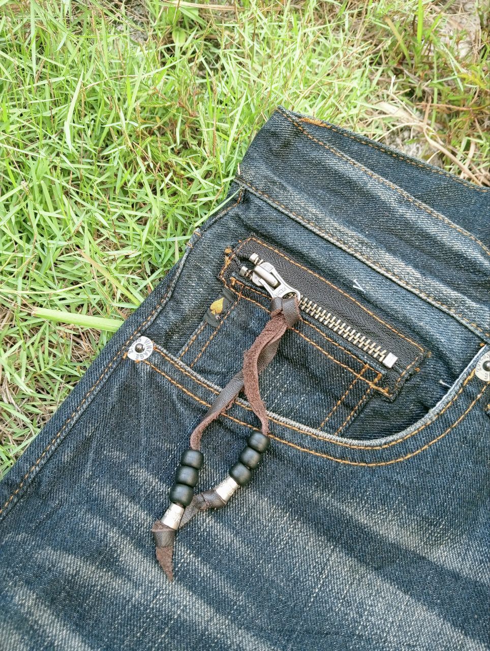 Japanese Brand JAPANESE 291295=HOMME ZIPPER DISTRESSED JEANS Size US 34 / EU 50 - 5 Thumbnail