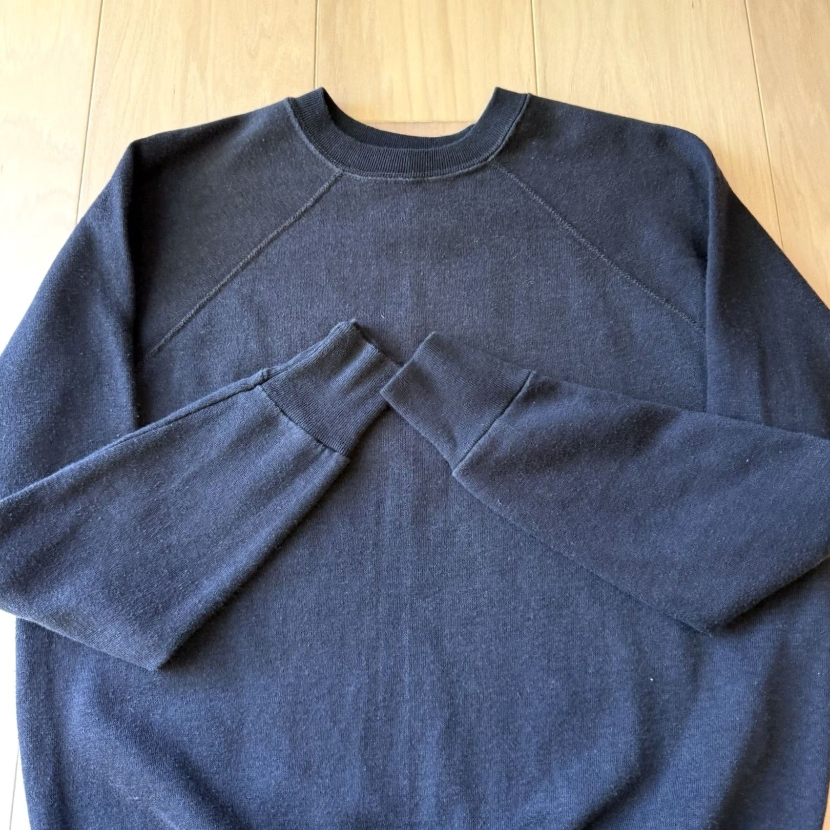 Vintage VINTAGE American Fleecewear Sweatshirt XL Black Fleece Pullover USA 70s Made in Mens Size US XL / EU 56 / 4 - 4 Thumbnail