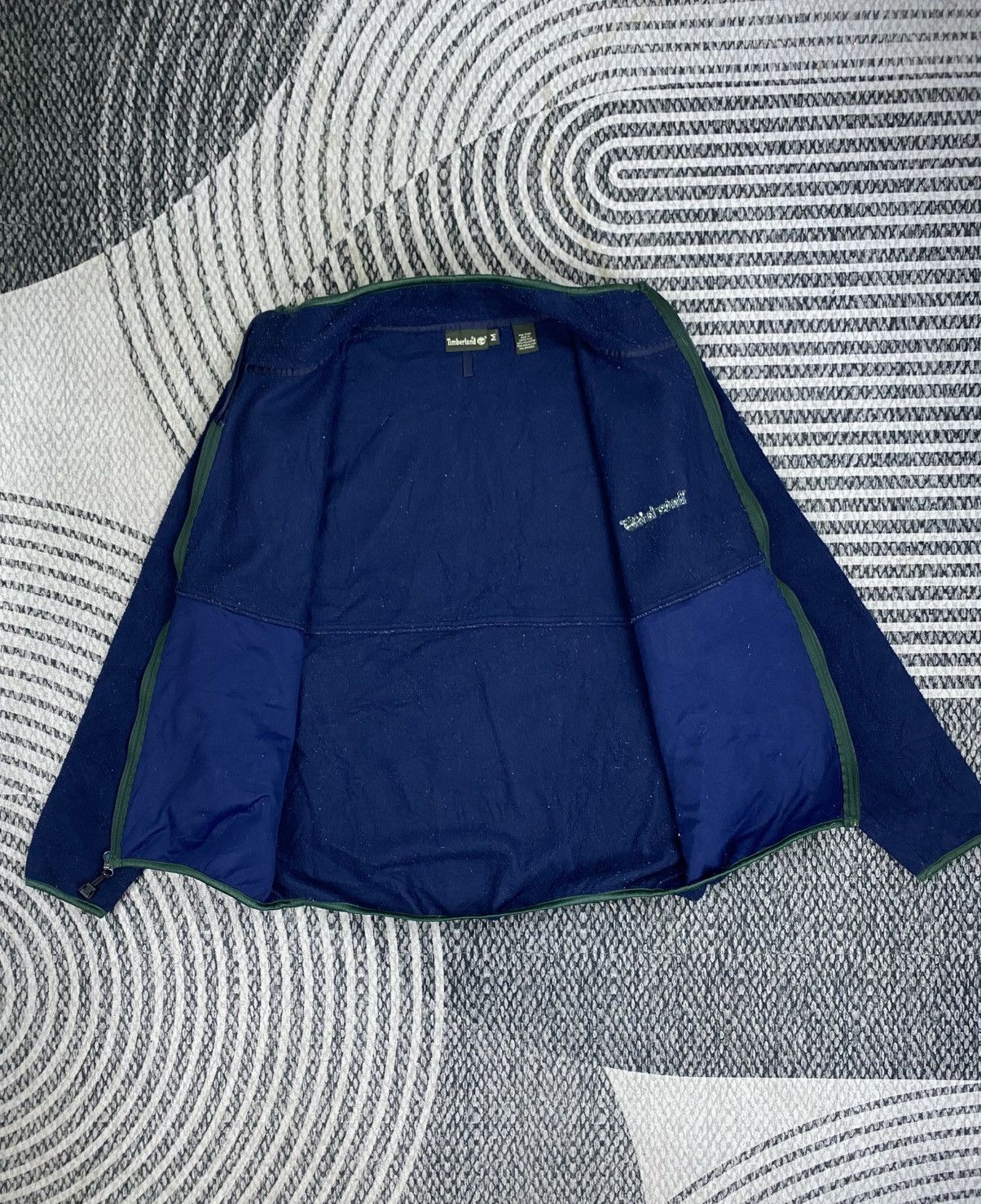 Timberland Vintage Timberland Navy Zipper Sweater Size US M / EU 48-50 / 2 - 5 Thumbnail