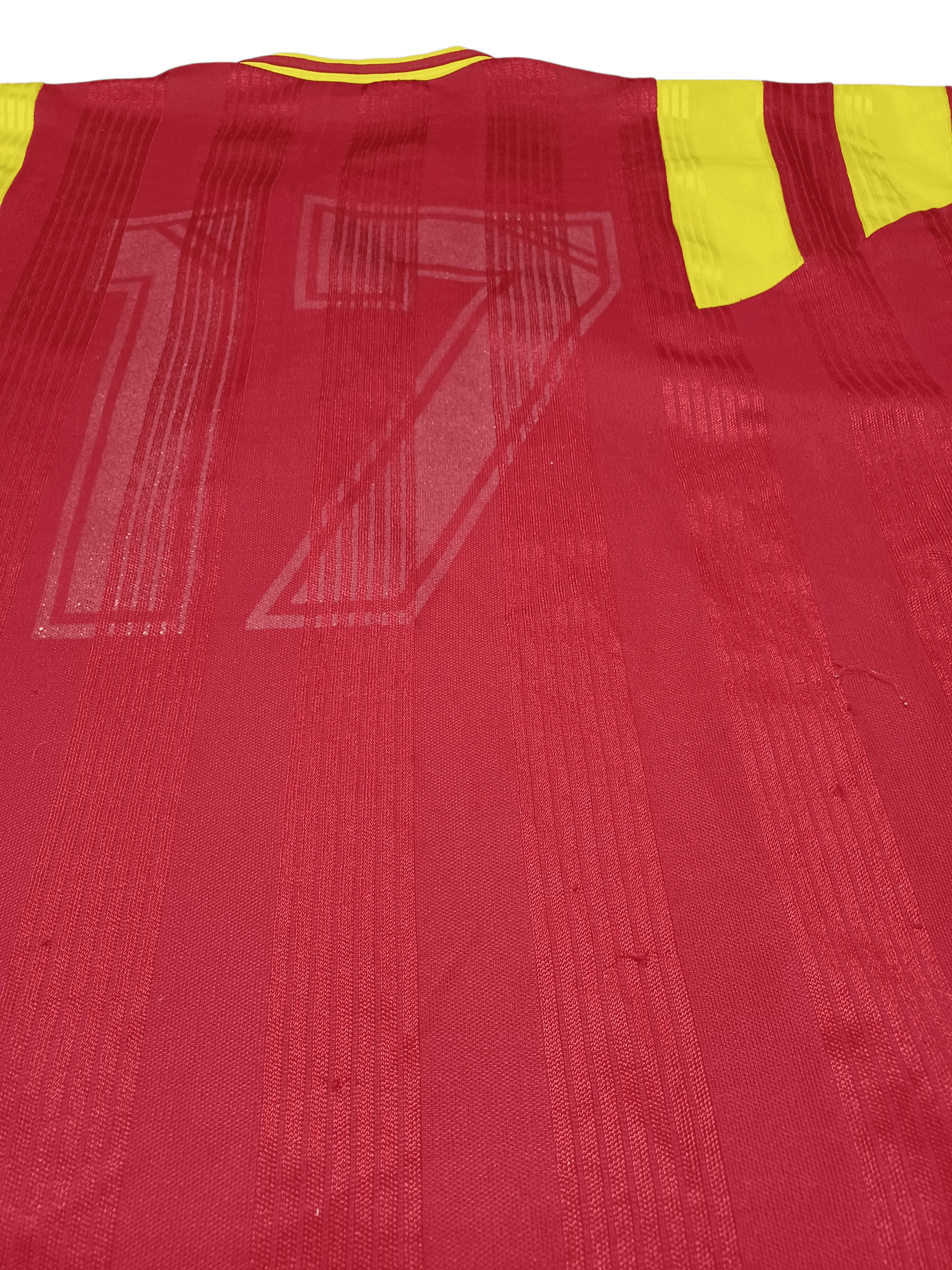 Vintage MATCHWORN MACEDONIA EARLY 90S #17 ARCHIVAL SOCCER JERSEY Size US M / EU 48-50 / 2 - 5 Thumbnail
