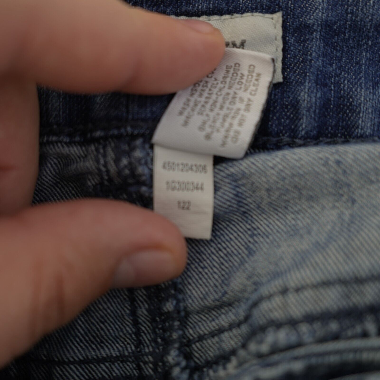 Chicos Chico's Platinum Denim Blue Jeans Rhinestone Stone Wash Size Size 26" / US 2 / IT 38 - 9 Thumbnail
