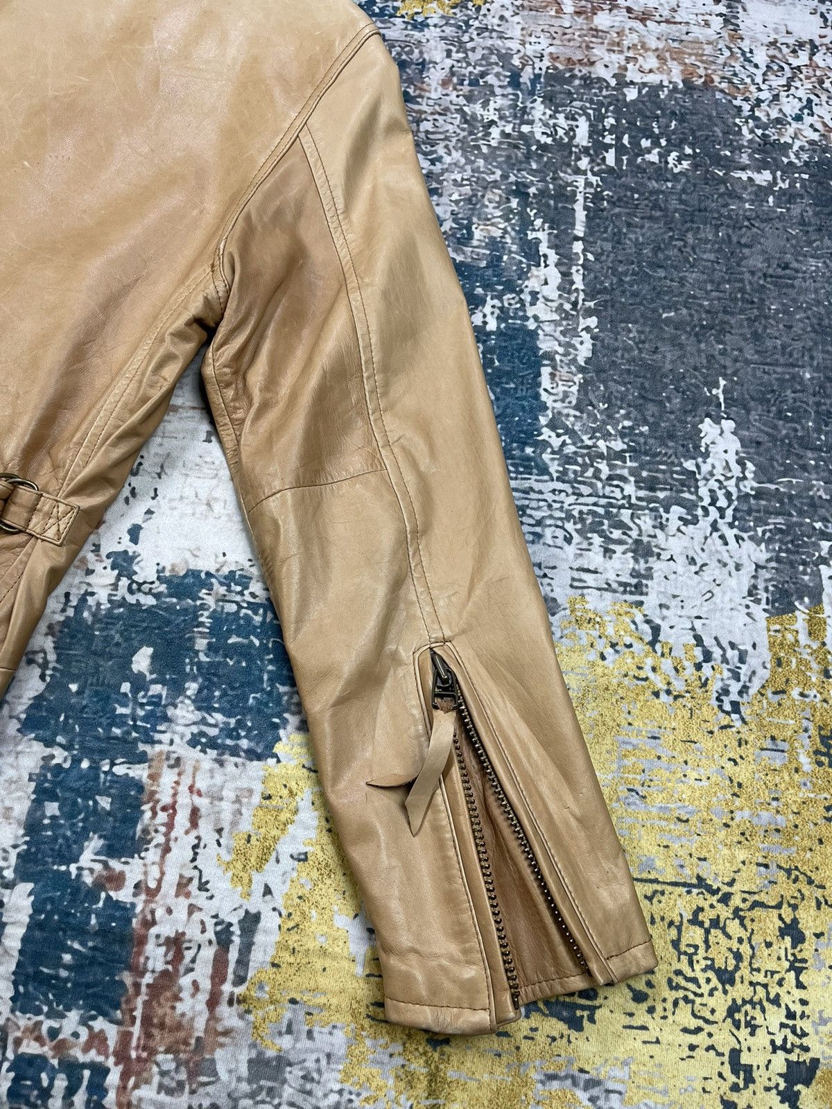 Genuine Leather Crow’s Nest Assymetric Rider Leather Jackets Size US M / EU 48-50 / 2 - 10 Thumbnail