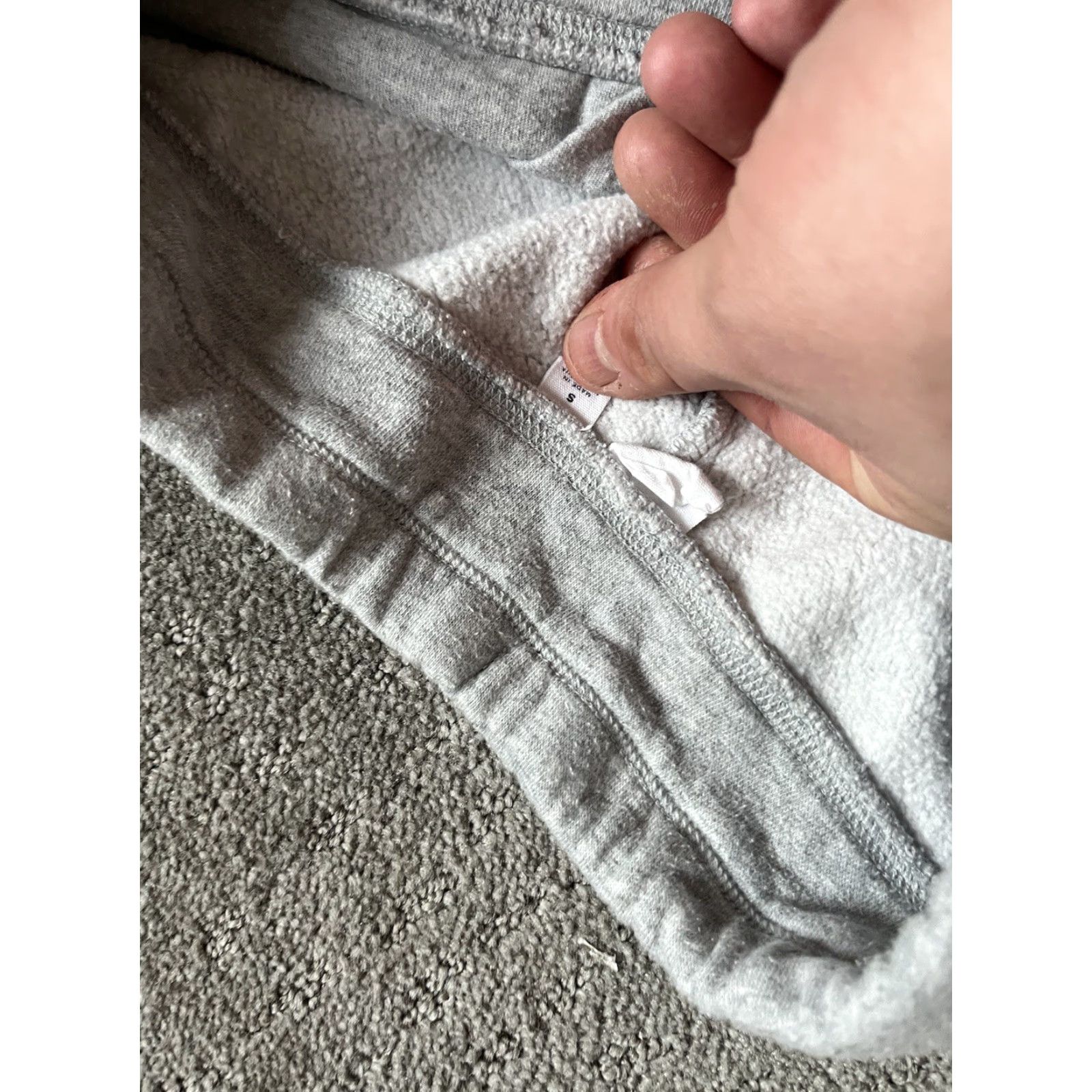 Gap Gap Sweatpants Gray Solid Size Small Womens Regular Pockets Logo Athleisure Size 28" / US 6 / IT 42 - 5 Thumbnail